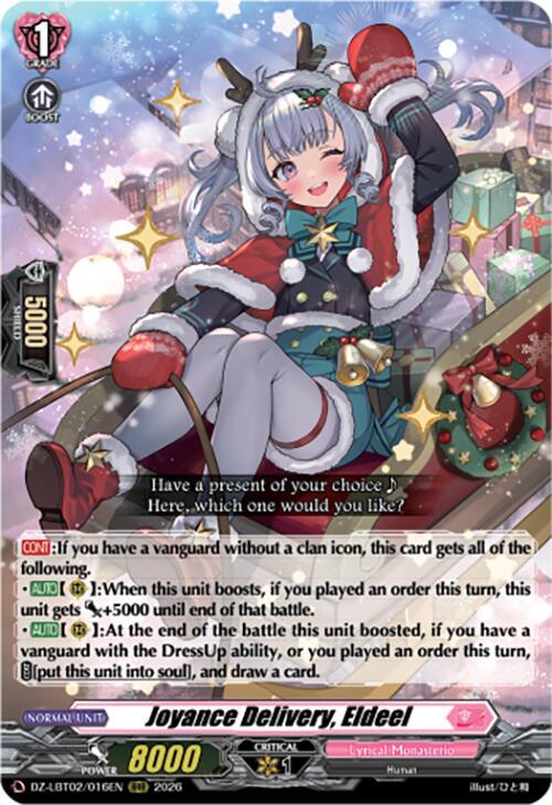 Joyance Delivery, Eldeel Card Front