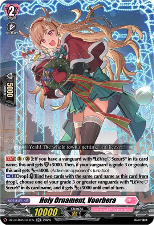 Holy Ornament, Voorbera Card Front