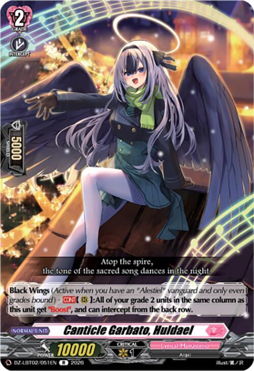 Canticle Garbato, Huldael Card Front