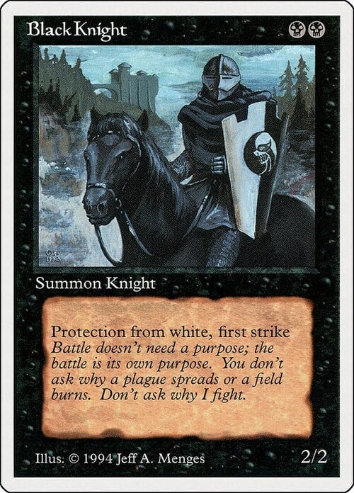 Black Knight Card Front