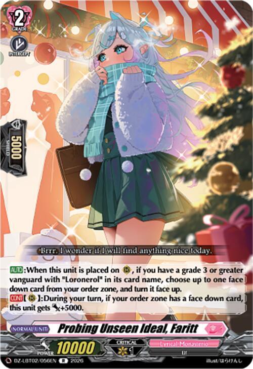 Probing Unseen Ideal, Faritt Card Front