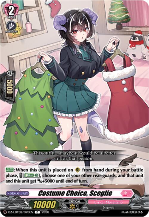 Costume Choice, Sceglie Card Front