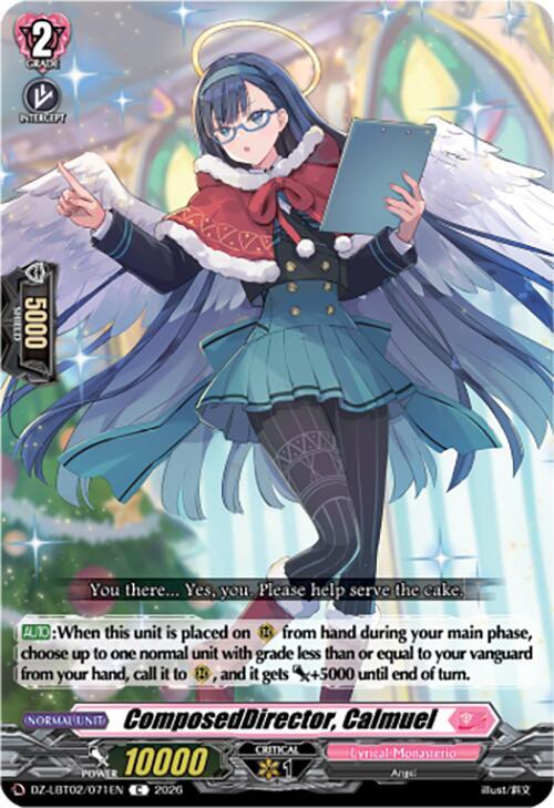 ComposedDirector, Calmuel Card Front