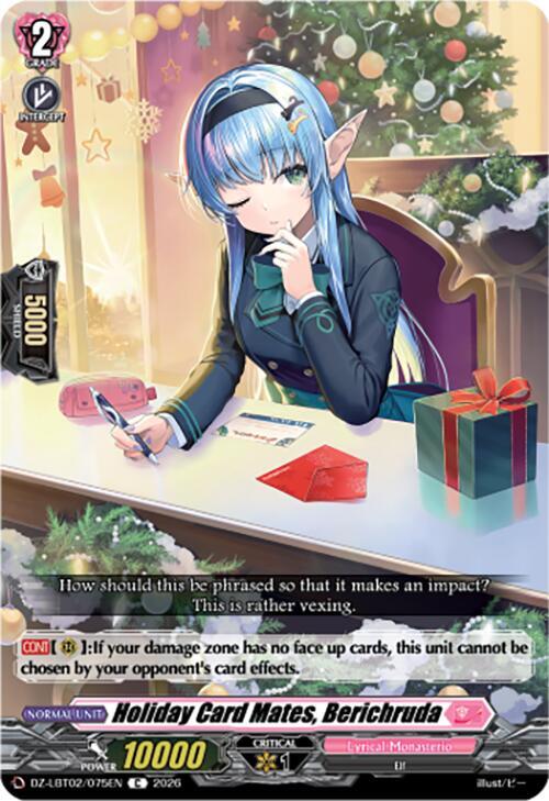 Holiday Card Mates, Berichruda Card Front