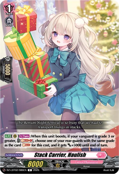 Stack Carrier, Haulish Card Front