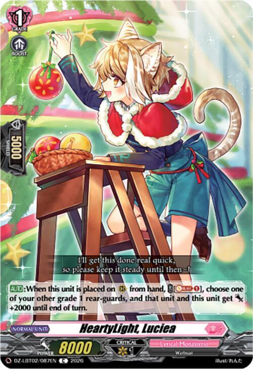 HeartyLight, Luciea Card Front