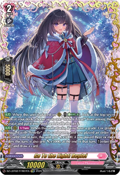 Go To the Light! Replei Card Front