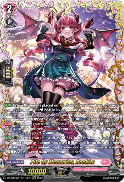 Pile Up Memories, Roekita Card Front