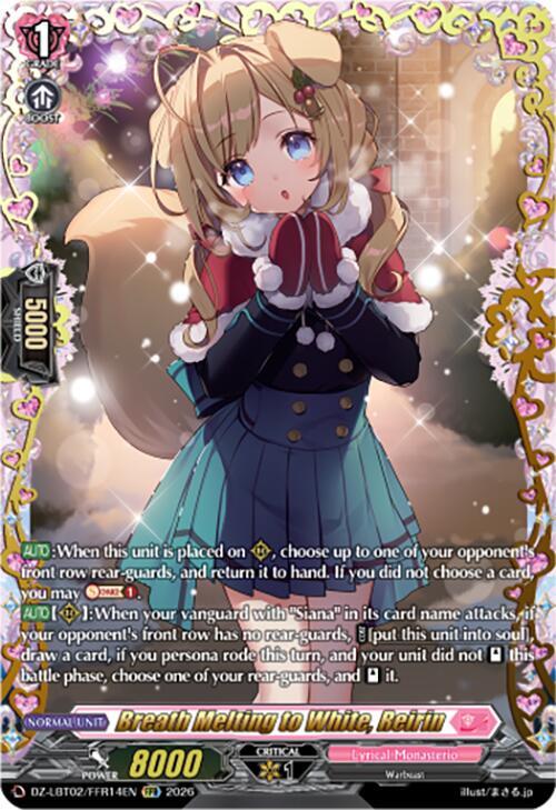 Breath Melting to White, Reirin Card Front