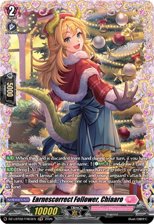 Earnescorrect Follower, Chiaaro Card Front