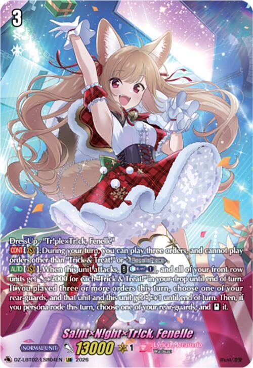 Sa!nt×N!ght×Tr!ck, Fenelle Card Front
