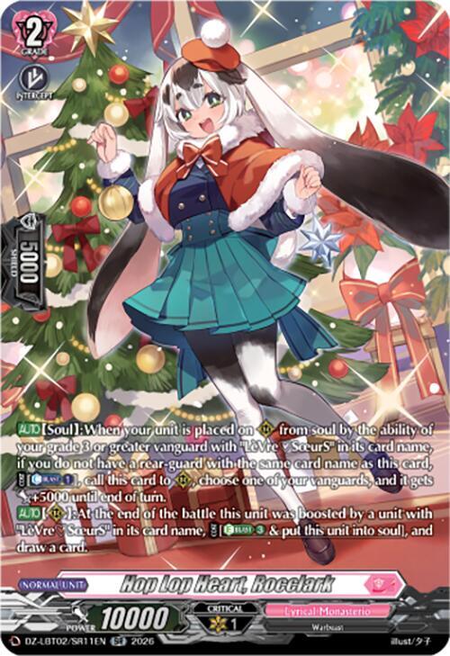 Hop Lop Heart, Rocclark Card Front