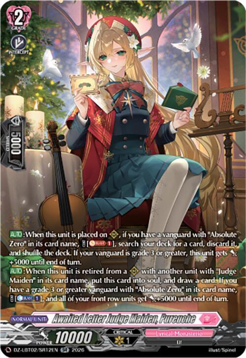 Awaited Letter Judge Maiden, Pureuche Card Front