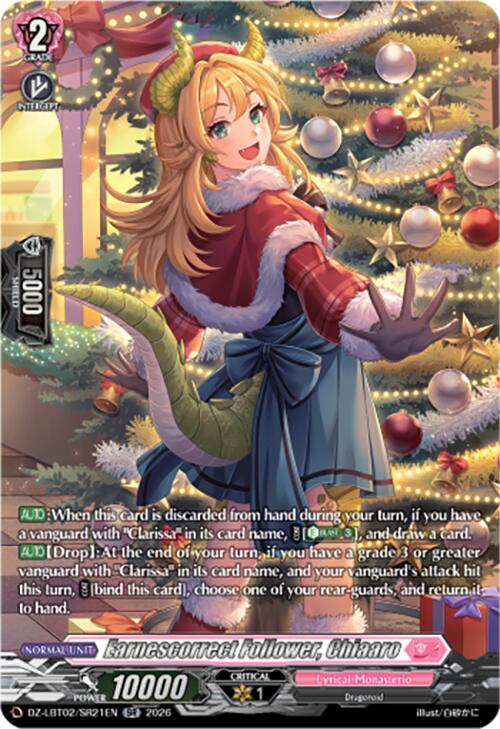 Earnescorrect Follower, Chiaaro Card Front