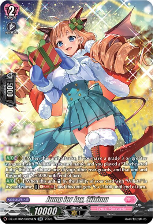 Jump for Joy, Siltimu Card Front