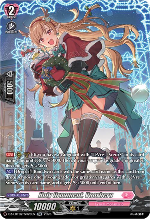 Holy Ornament, Voorbera Card Front