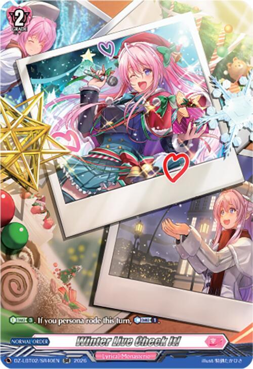 Winter Live Check It! Card Front