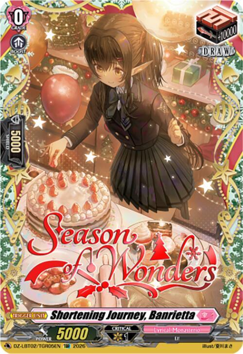 Shortening Journey, Banrietta Card Front