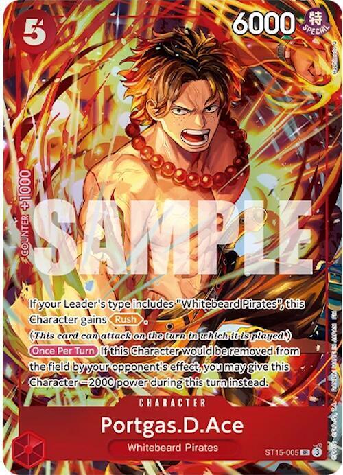 Portgas.D.Ace Card Front