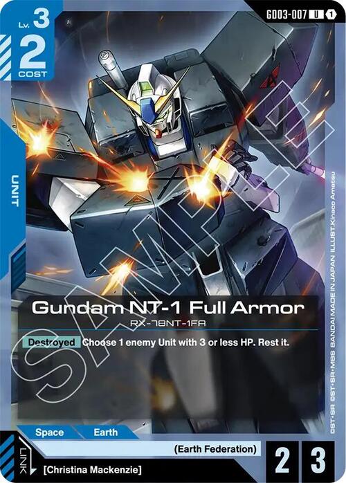 Gundam NT-1 Full Armor Frente