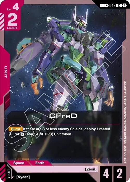 GFreD Card Front