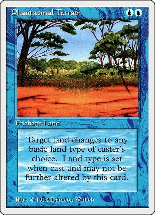 Phantasmal Terrain Card Front