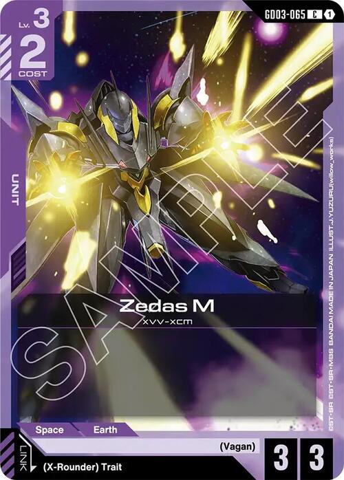 Zedas M Card Front