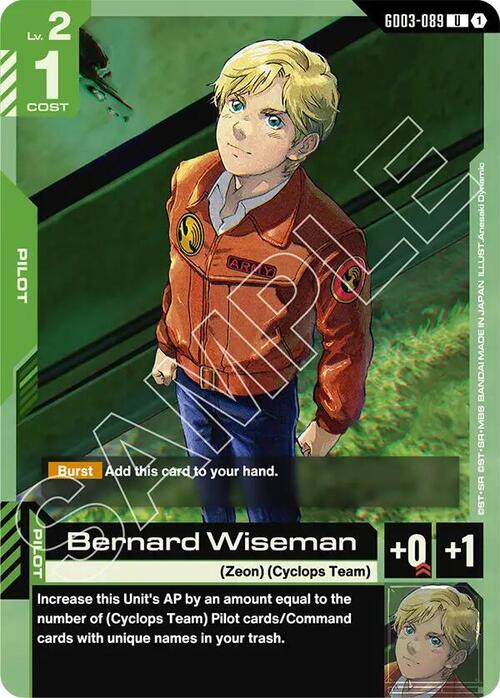 Bernard Wiseman Card Front