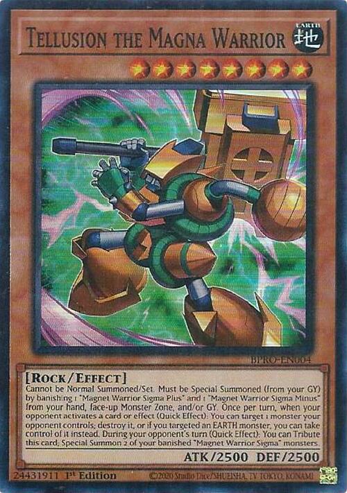 Tellusion the Magna Warrior Card Front