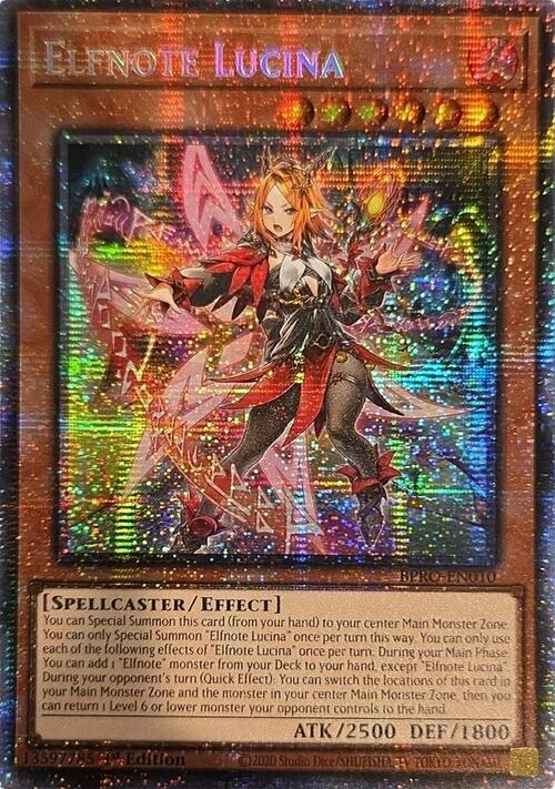 Elfnote Lucina Card Front