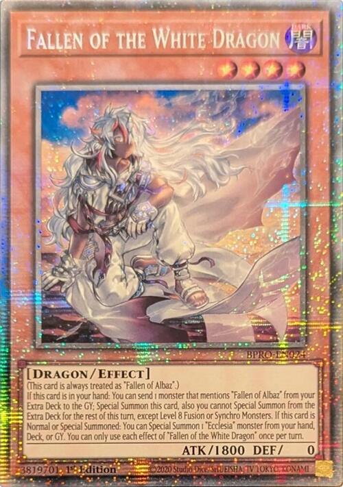 Fallen of the White Dragon Card Front