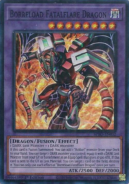 Borreload Fatalflare Dragon Card Front