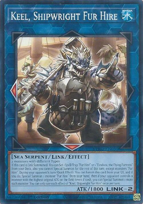 Keel, Shipwright Fur Hire Card Front