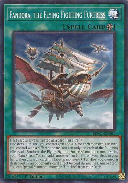 Fandora, the Flying Fighting Furtress Card Front