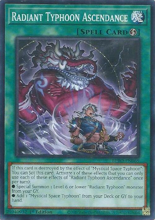Radiant Typhoon Ascendance Card Front