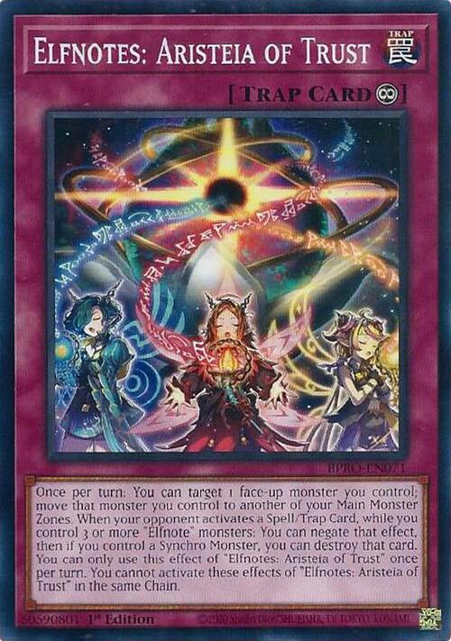 Elfnotes: Aristeia of Trust Frente