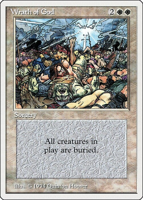 Wrath of God Card Front