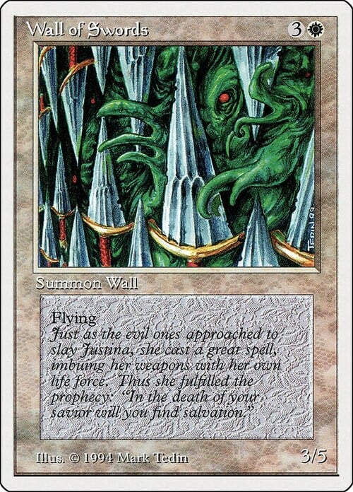 Wall of Swords Card Front
