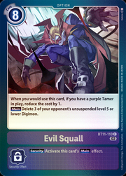 Evil Squall · Foil BT11-110f