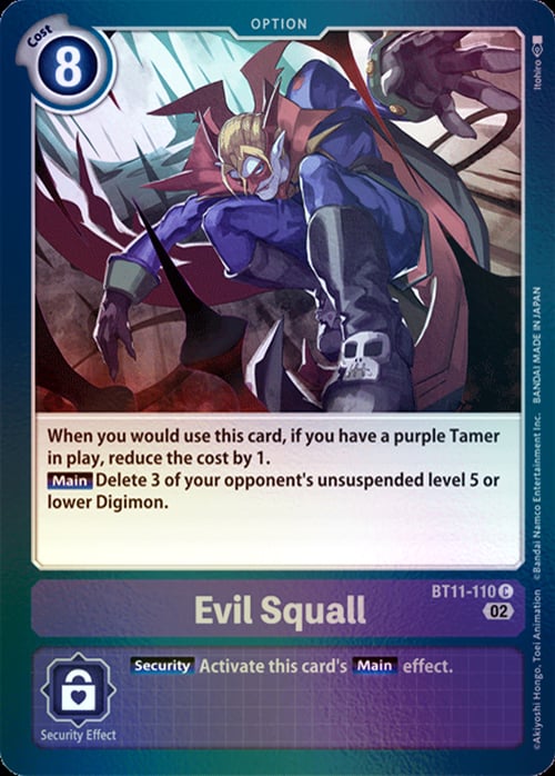 Evil Squall Card Front