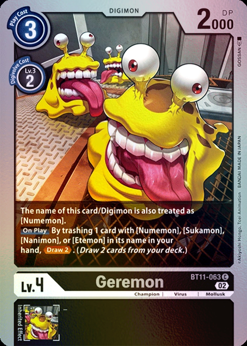 Geremon Card Front
