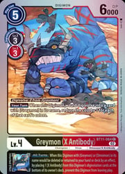 Greymon (X Antibody) · Foil BT11-064f