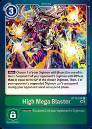 High Mega Blaster · Foil BT11-102f