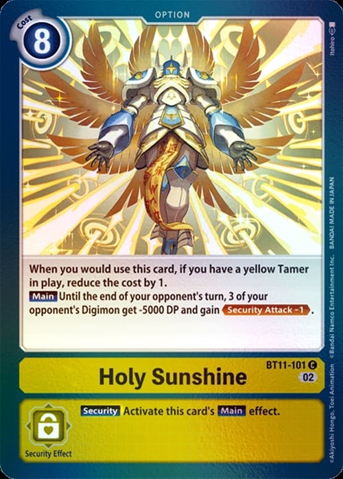 Holy Sunshine Card Front