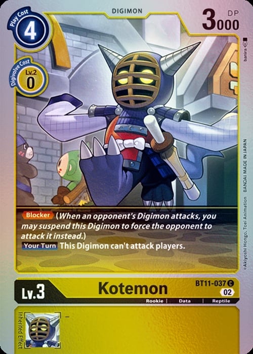 Kotemon Card Front