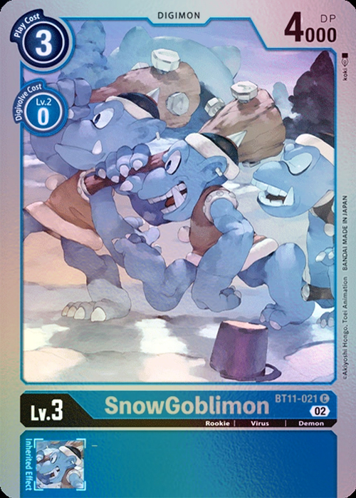SnowGoblimon Card Front