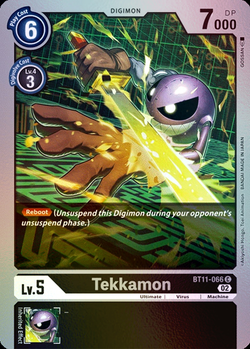 Tekkamon Card Front