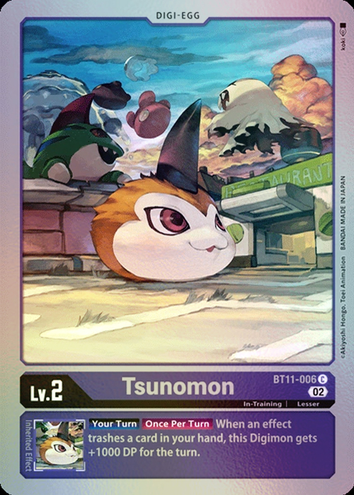 Tsunomon Card Front