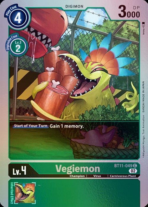 Vegiemon Card Front