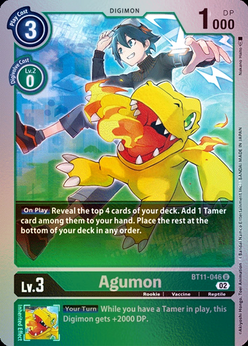 Agumon Card Front